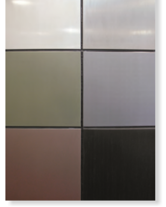 Schwarzes Zink-zusammengesetzte Platte für Wand-Umhüllung, Außenwandverkleidungs-Platten