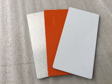 China Einfache verarbeitende Aluminiumzeichen-Platten, glattes/weißes ACM Zeichen-Material Matts  fournisseur