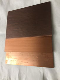 China Thermischer Widerstand-Kupfer-zusammengesetzte Platte/dekorative kupferne Platten für Schrank fournisseur